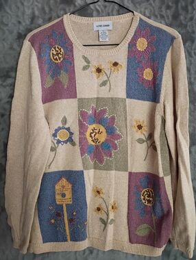 Alfred Dunner cottagecore sweater